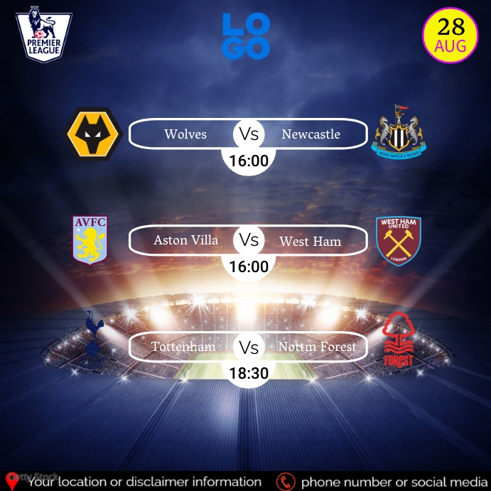 English Premier League Template | PosterMyWall