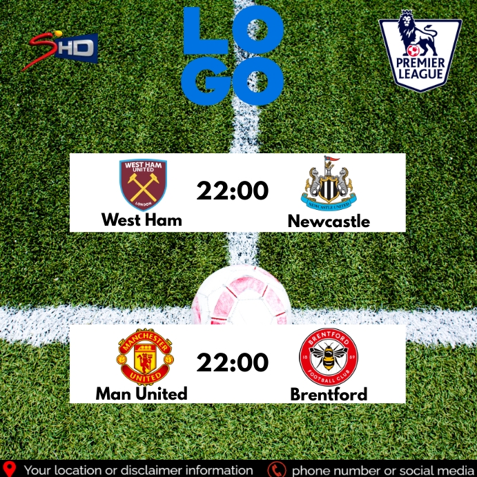 English Premier League Template | PosterMyWall