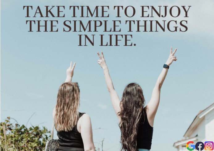 ENJOY AND TIME QUOTE TEMPLATE A1