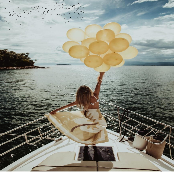 Enjoy in sea Instagram Post template