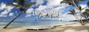 Enjoy summer Facebook-Cover template