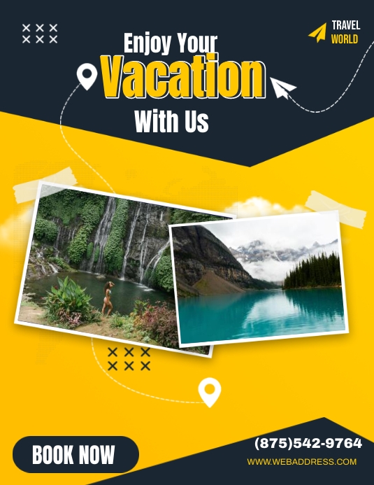 Enjoy Your Vacation Template | PosterMyWall