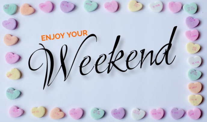 Enjoy Weekend Sticker Enjoy your Weekend Template | PosterMyWall