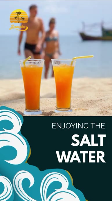 Enjoying Salt Summer ads Template | PosterMyWall