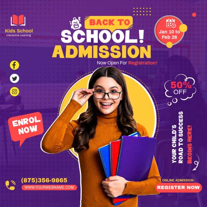 enroll now: https: Images High Quality Grahic Enroll Now Template | PosterMyWall