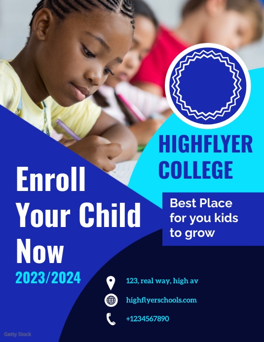 Image 3 for Open Enrollment Flyer Template