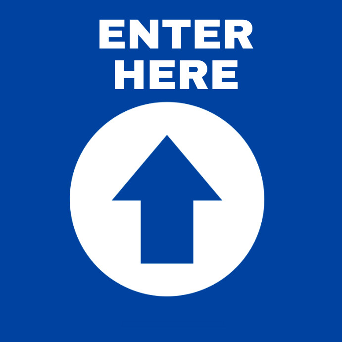enter here sign Template | PosterMyWall