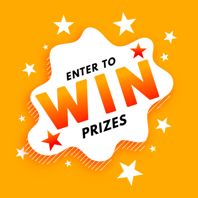 Enter To Win โพสต์บน Instagram template