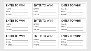 enter to win Digital Display (16:9) template