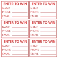 enter to win 徽标 template