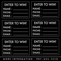 Enter To Win 徽标 template