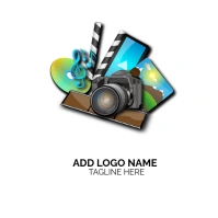 Entertainment Media Show Business Film, Video Recorder, Electronics, Web Design Logo template