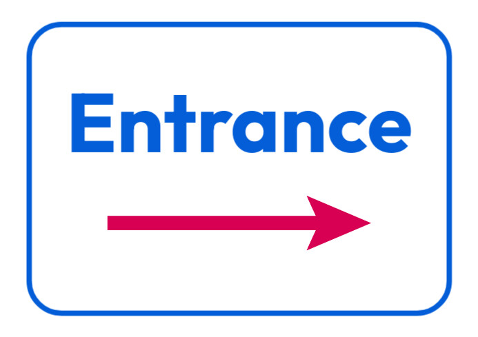Copy of Entrance sign | PosterMyWall