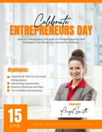 Entrepreneur Day Poster Template Flyer (US Letter)