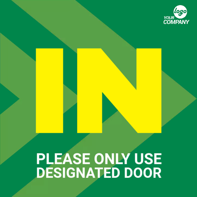 Entry Sign Template | PosterMyWall