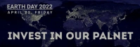 Environment,earth day,event LinkedIn Banner template