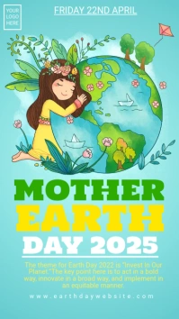 Environment,earth day,event Instagram Story template