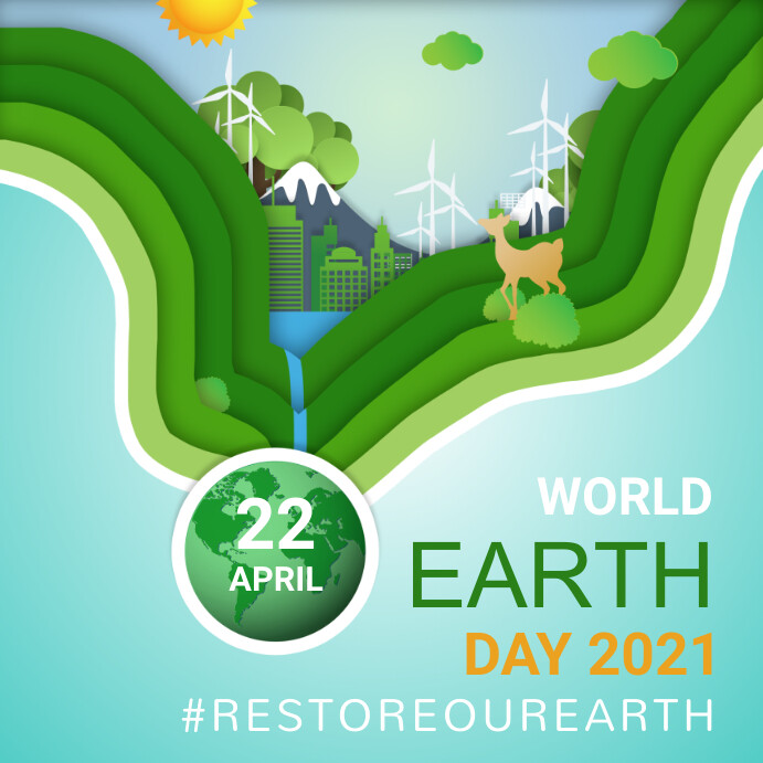 Environment,earth day,event Instagram Post template