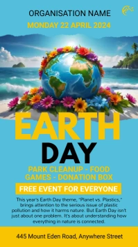 Environment,earth day,event Instagram Story template
