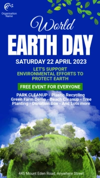 Environment,earth day,event Instagram Story template