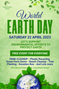 Environment,earth day,event Tumblr Graphic template
