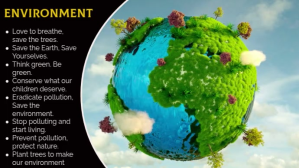 Environment and earth YouTube-miniature template