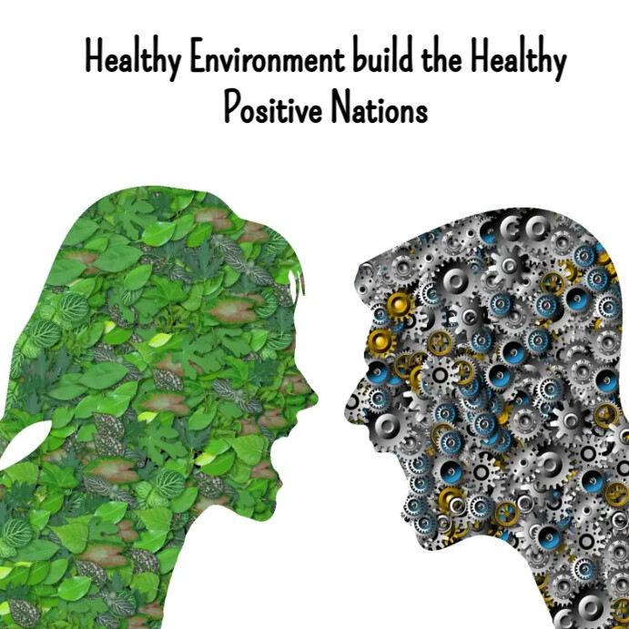 Environment Awareness Poster, Environment Ads Wpis na Instagrama template