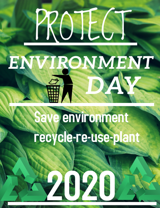 Environment day Flyer (US Letter) template