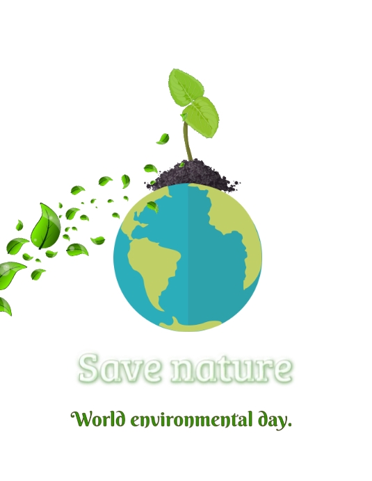 Environment day Iflaya (Incwadi ye-US) template