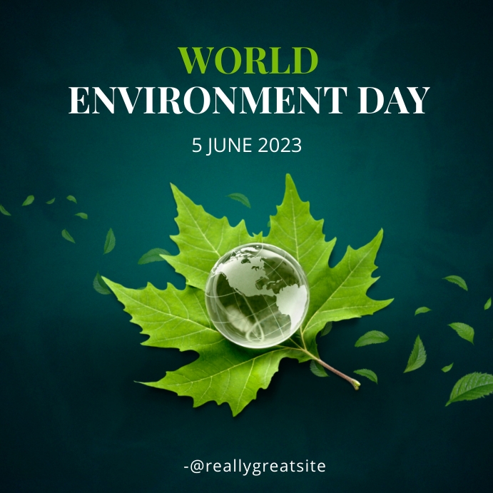 Environment Day Instagram Post template