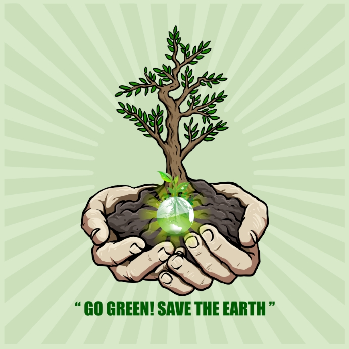 Environment day Instagram Post template