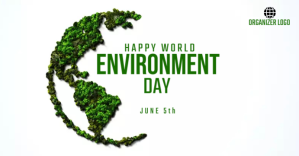 Environment day ปกอีเวนต์บน Facebook template