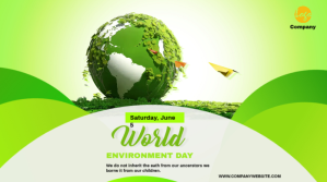 Environment Day Twitter Post template