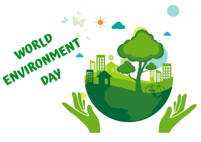 Environment day Pocztówka template