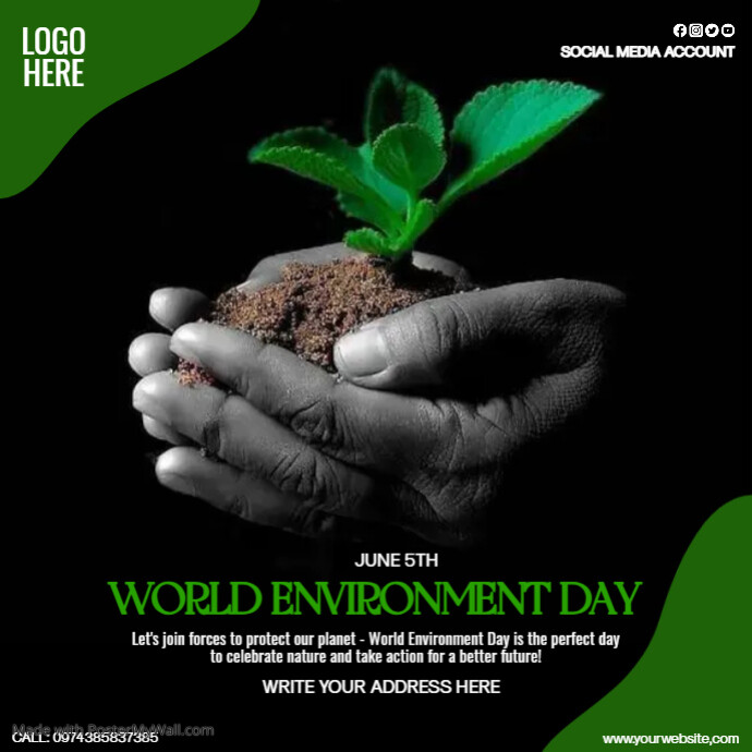 Modèle Environment Day | PosterMyWall