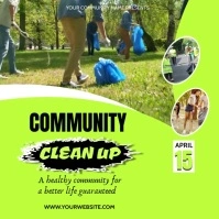 environment day flyer Instagram Post template
