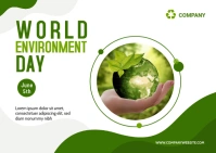 Environment Day Postcard Design template
