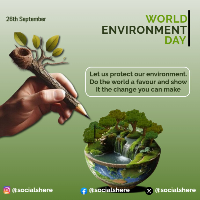 environment Template | PosterMyWall