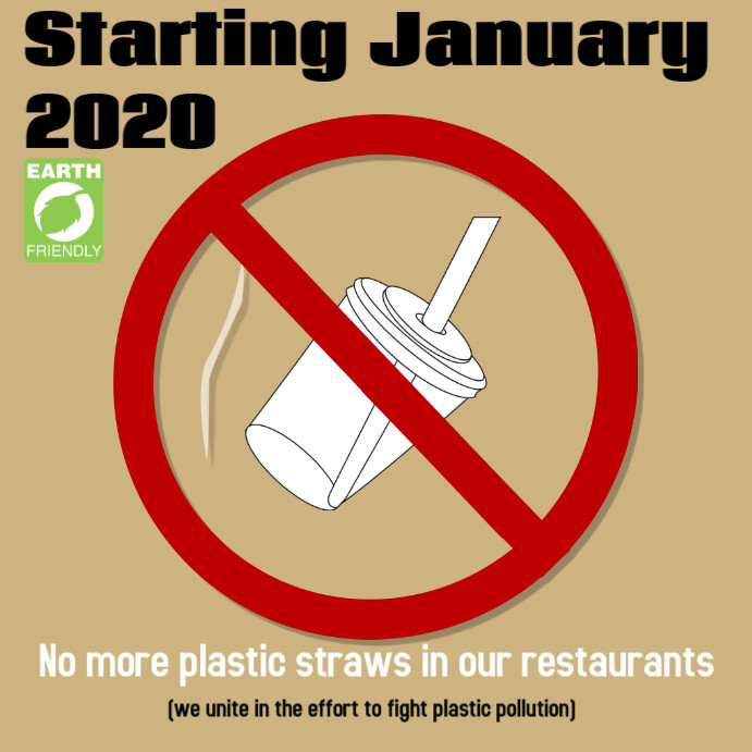environment/earth/pollution/plastic/tierra Instagram na Post template