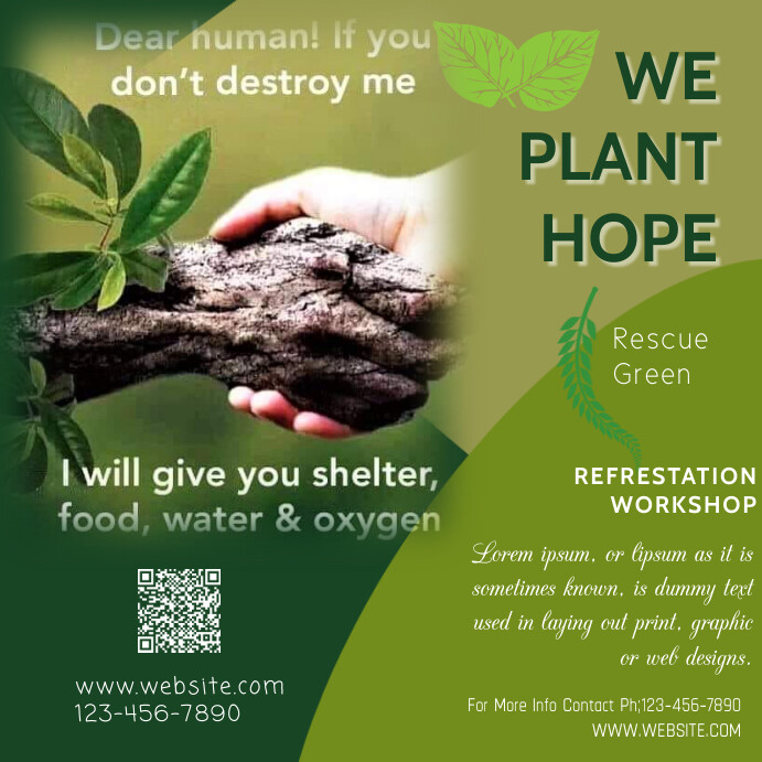 ENVIRONMENT FLYER Template | PosterMyWall