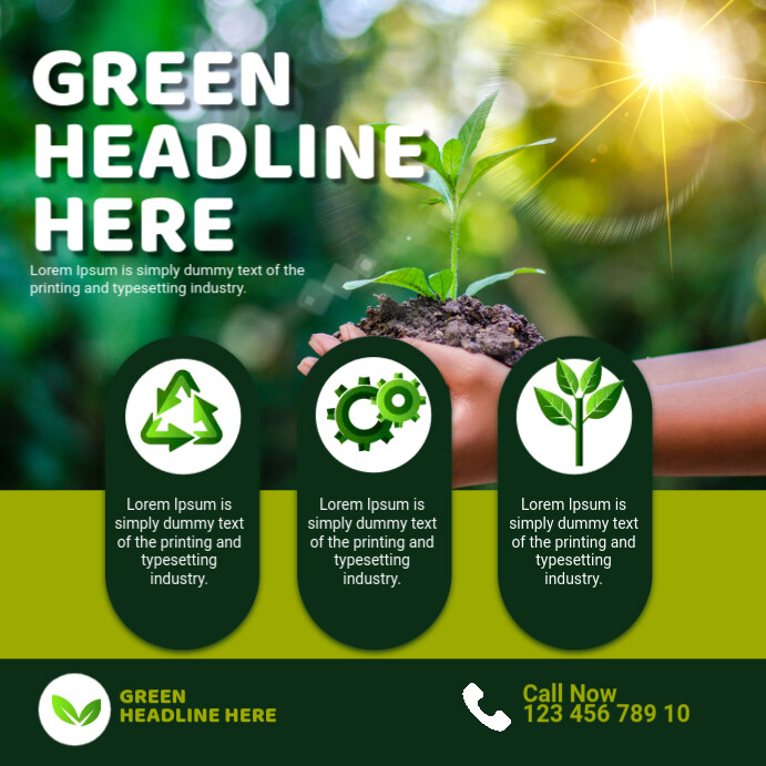 Environment Post Template | PosterMyWall