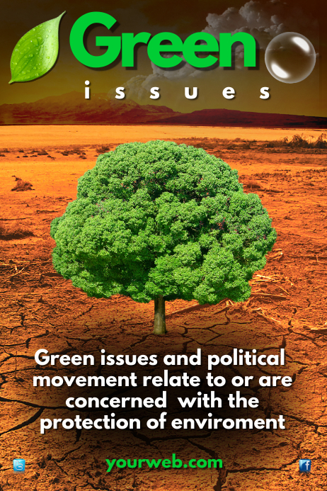Environmental Issues Poster Edit Free And Printable Environment Poster