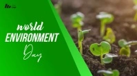 Environment social media video post Фотография обложки канала YouTube template