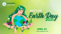 Environmental ads earth day Twitter-Beitrag template