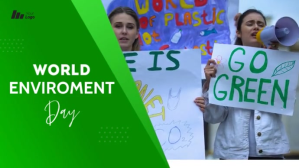 Geel World Environment Day Digitale display Template
