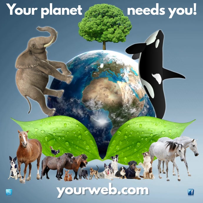 Environmental Campaign Post Template | PosterMyWall