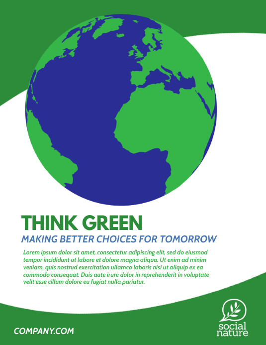 Environmental Template PosterMyWall
