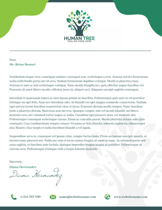 Free-Business-Letterhead-Template Free business letterhead template