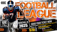 Epic Football League Showdown 2025 YouTube Thumbnail template