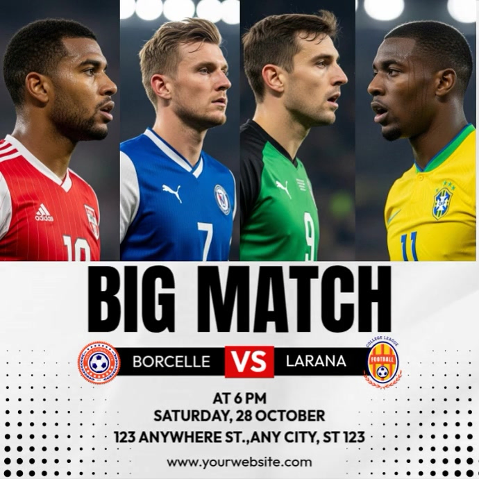 Copy of Epic Football Showdown | PosterMyWall